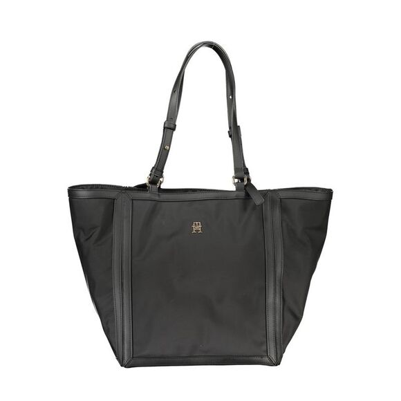 Tommy Hilfiger Black Polyester Women Women's Handbag